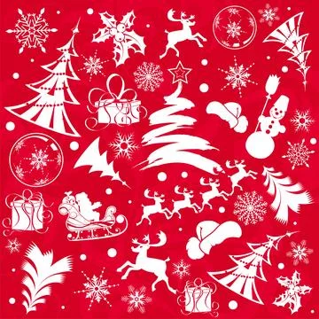 Christmas background Stock Illustration