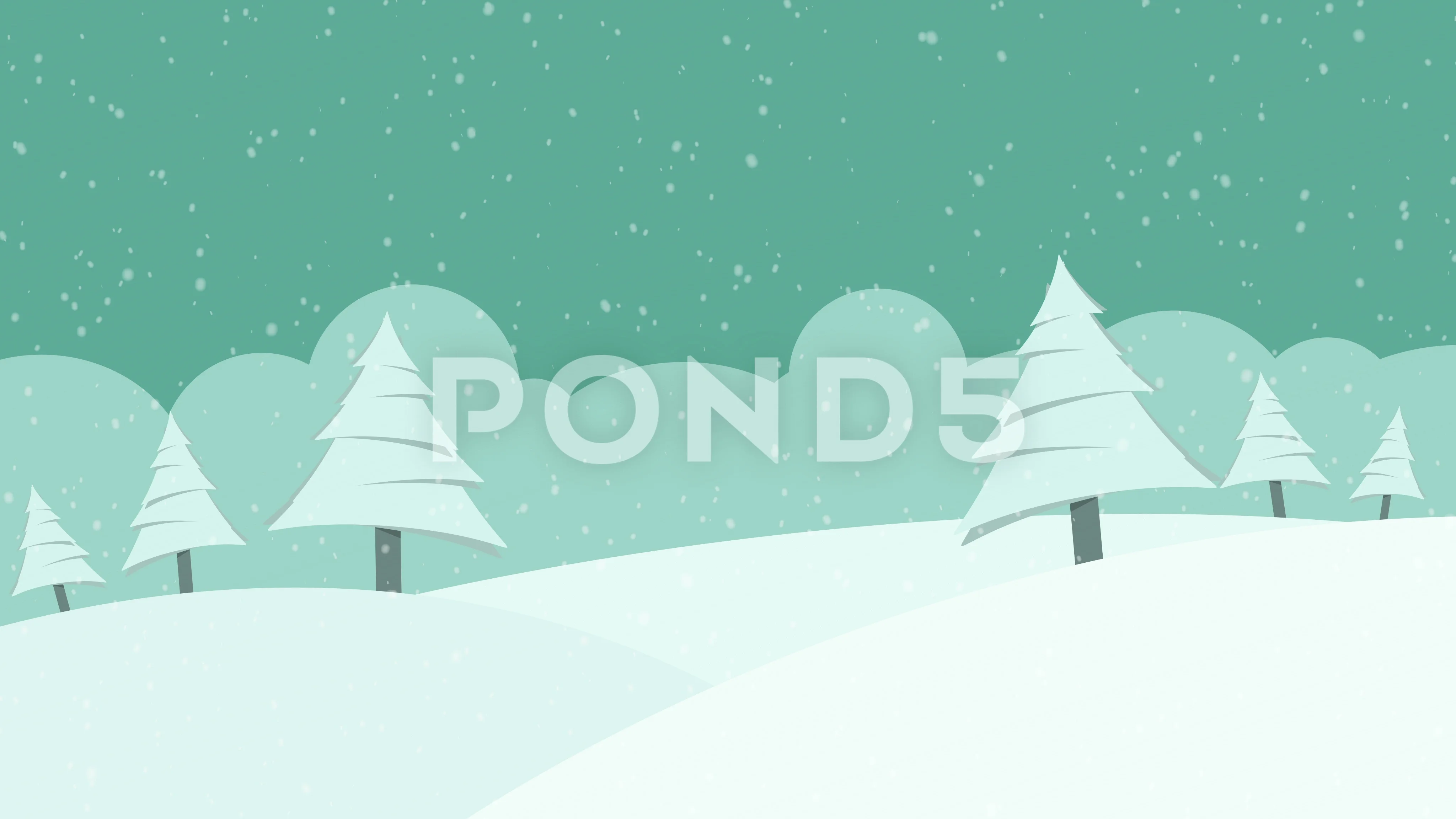 Christmas Background loop. Cartoon anima... | Stock Video | Pond5
