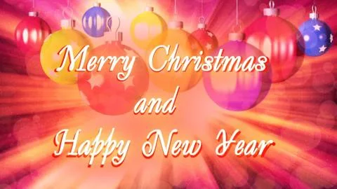 Christmas background with nice balls Stock Illustration