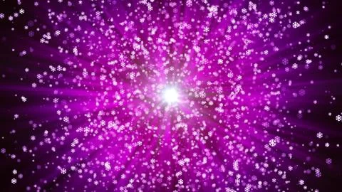 Christmas background with nice falling snowflakes Stock Illustration