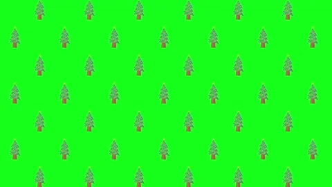 Christmas background pattern animated background cartoon christmas tree 4k .. Stock Footage 290765044