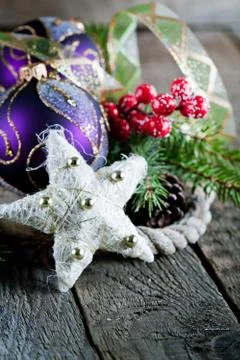 Christmas background Stock Photos
