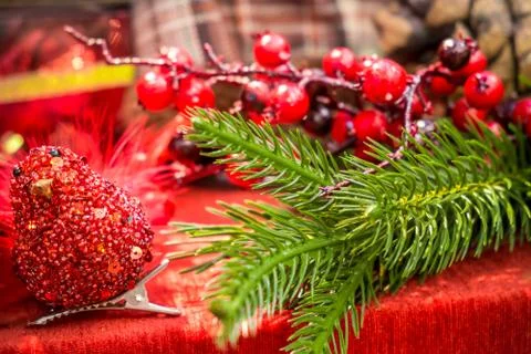 Christmas background Stockfoto's