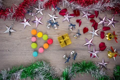 Christmas background Stock Photos