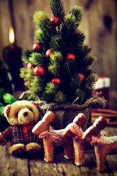 Christmas background Stock Photos