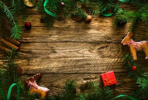 Christmas background Stock Photos
