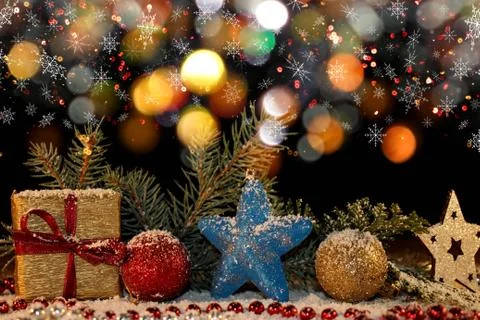 Christmas background Stock Photos