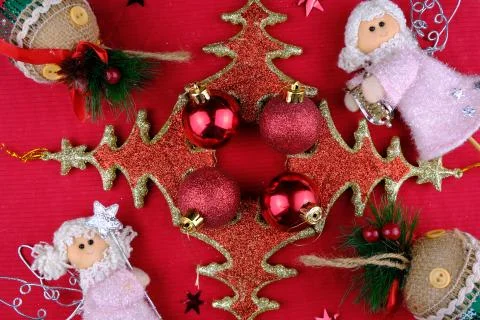 Christmas background Stock Photos