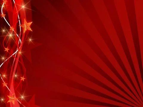 Christmas background with rays Stock Illustration