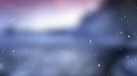 Christmas Background With a Realistic Falling Snow Vídeos de archivo 68753740