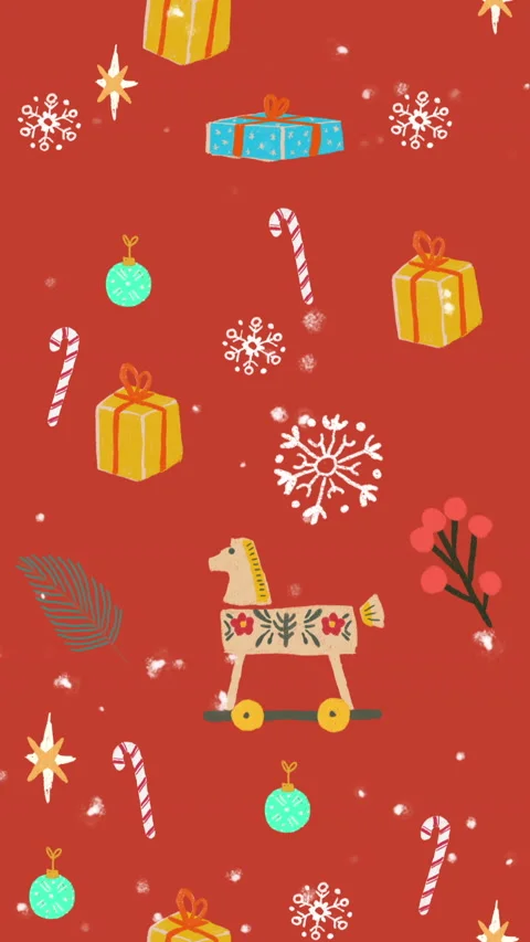 Christmas background Red loop Stock Footage 166862015