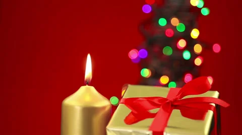 Christmas background scene with copy space Stock Footage 30581719