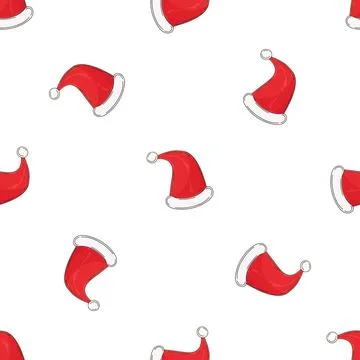 Christmas background. Seamless pattern in hand draw style Stock Illustration