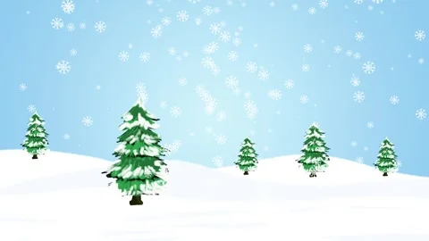 Christmas Background with snow falling Stock Footage 324311774