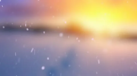 Christmas Background With a Snow Stock-Footage 68756840