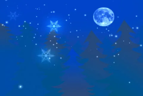 Christmas background with snow n trees n flakes 動画素材 577377