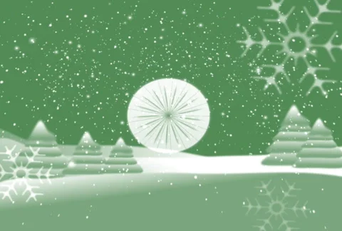 Christmas background with snow n trees n flakes 動画素材 577450