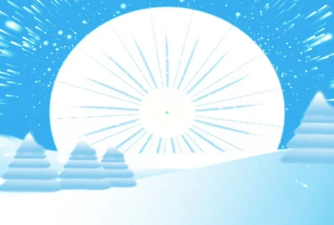 Christmas background with snow n trees n flakes 動画素材 577453