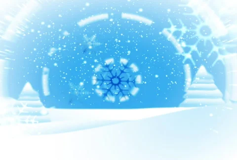 Christmas background with snow n trees n flakes Video stock 577473