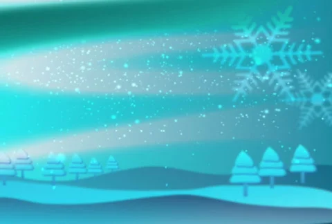 Christmas background with snow n trees n flakes Video stock 577479