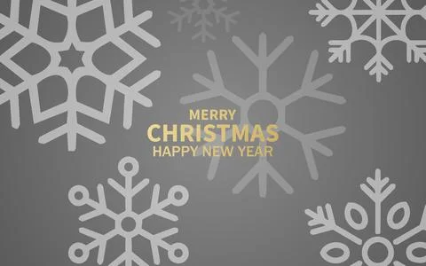 Christmas background with snowflake design. Modern holiday banner with fest.. Stock Illustration