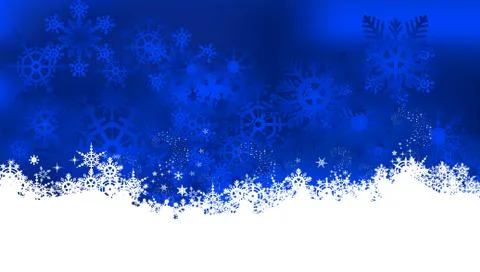 Christmas background with snowflake Stock-Illustration