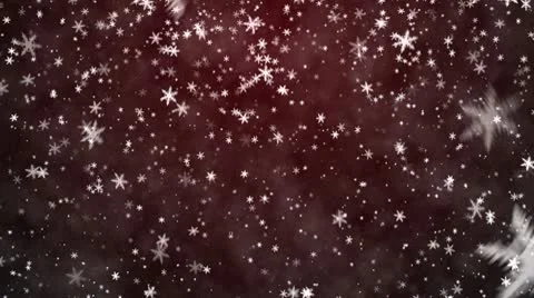 Christmas background with snowflakes - falling snow Video stock 9835668