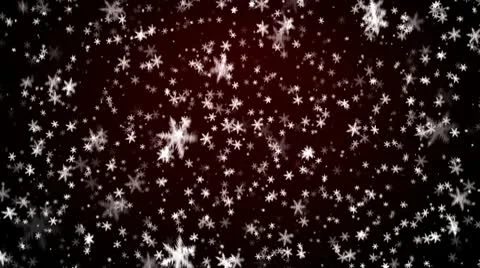 Christmas background with snowflakes - falling snow Stock Footage 10119225