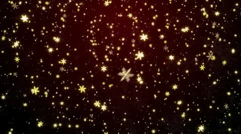Christmas background with snowflakes - falling snow Video stock 10564016