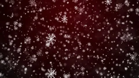 Christmas background with snowflakes - falling snow Stock Footage 10568852