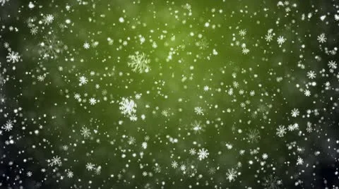 Christmas background with snowflakes - falling snow Stock Footage 10573376