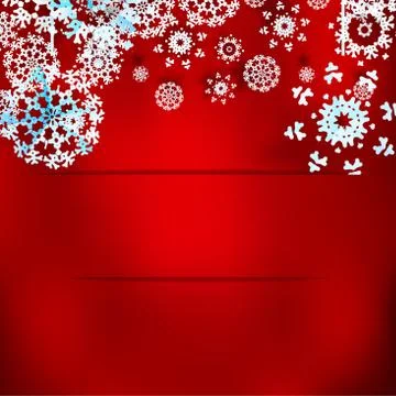 Christmas background with snowflakes. Stock Illustration