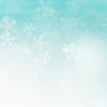Christmas background with snowflakes Stock Illustration