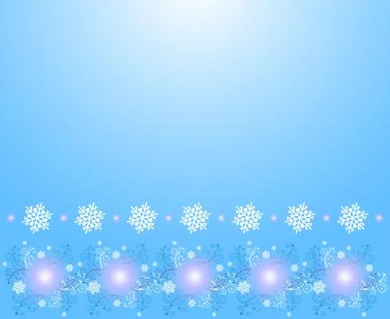 Christmas background with snowflakes Stock Illustration