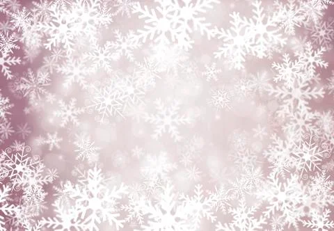 Christmas background with snowflakes. Stock Illustration