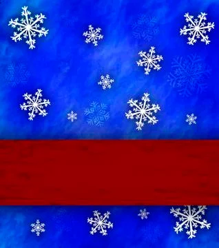Christmas background of snowflakes. Stock Illustration