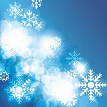Christmas Background With Snowflakes Stock Illustration
