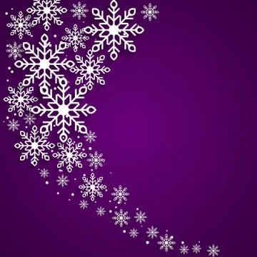 This is a christmas background with snowflakes Stock Illustration