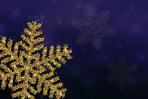 Christmas background Snowflakes. Stock Illustration
