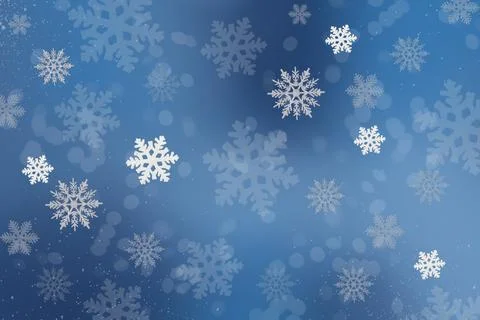 Christmas background with snowflakes Stock Illustration