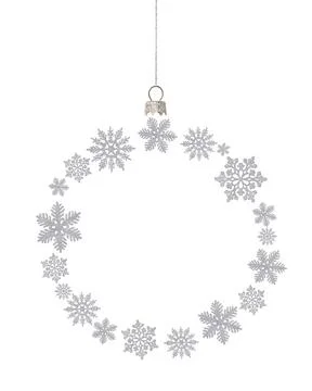 Christmas background with snowflakes Stock Illustration