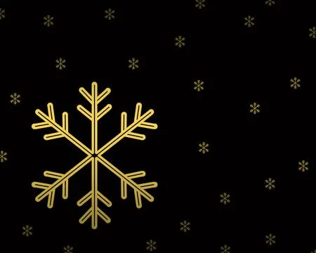 Christmas background with snowflakes Stock Illustration
