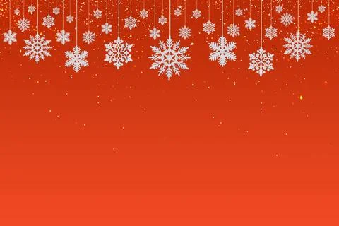 Christmas background with snowflakes Stock Photos