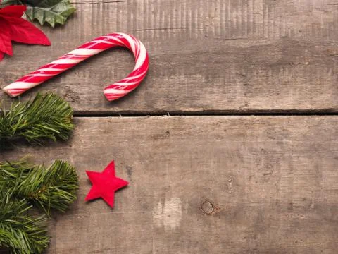Christmas background with space for text Stock Photos