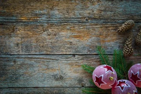 Christmas background, space for text Stock Photos
