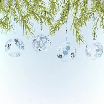 Christmas background template. + EPS8 Stock Illustration