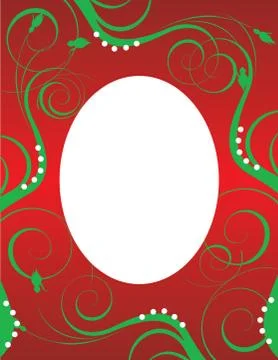 Christmas Background Template  Stock Illustration