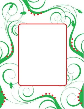 Christmas Background Template Stock Illustration