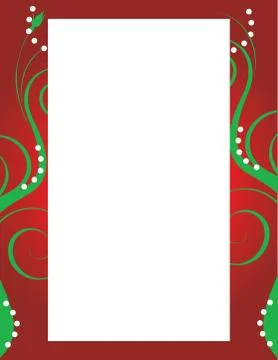 Christmas Background Template Stock Illustration