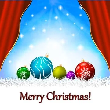 Christmas background template イラスト素材